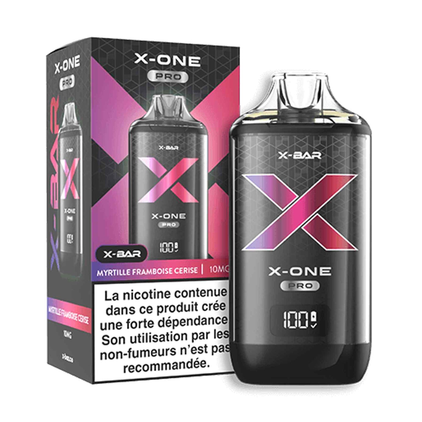 X-Bar X One Pro 1% - Myrtille Framboise Cerise