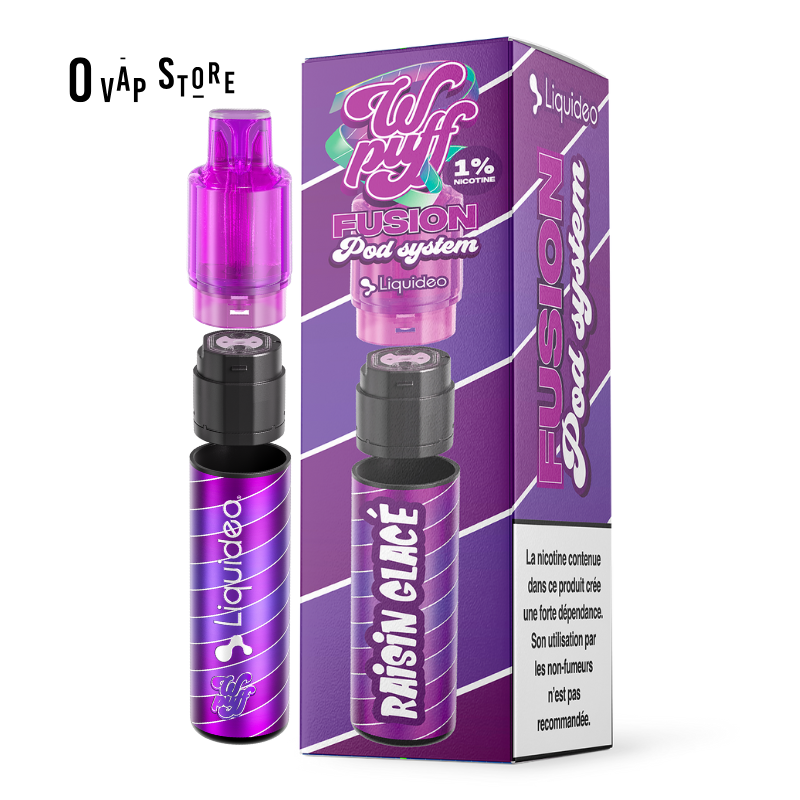 WPuff Fusion Pod System 1% - Raisin Glacé