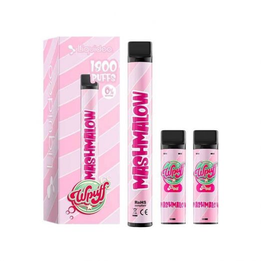Liquideo 1800 Puff 1.7% Rechargeable - Marshmallow